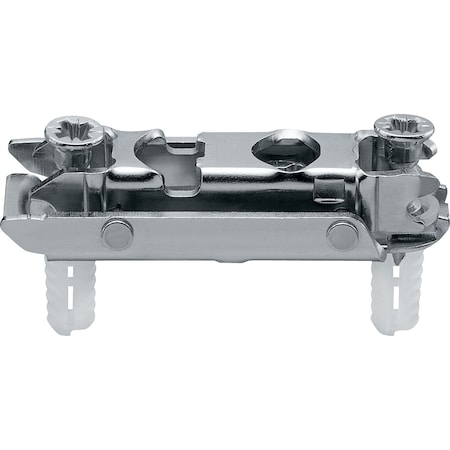 Blum 0mm Expando Dowel In Line Baseplate for Cliptop Hinges 177H3100E